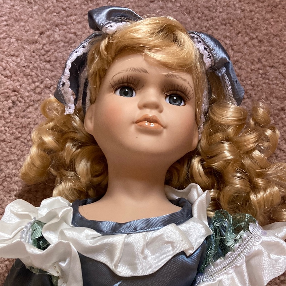 Bisque porcelain doll